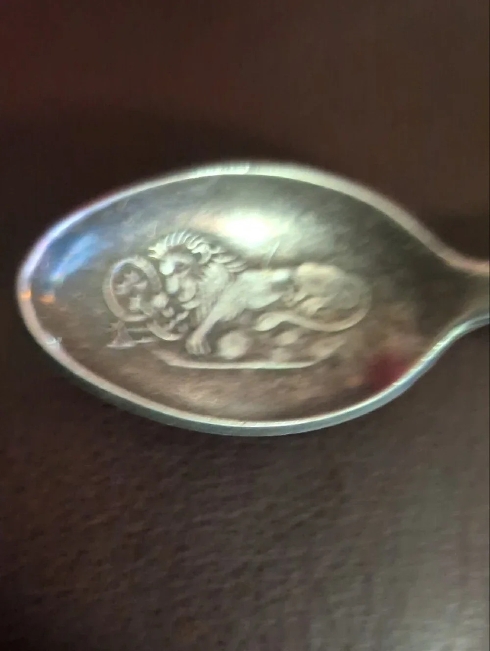 Rolex Silver Souvenir Spoon with Lucerne Crest